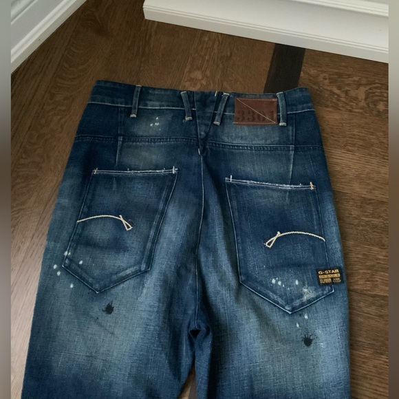 G-STAR RAW Distressed Paint Splatter Rips Fade Women’s Jeans Size 30 BRAND NEW - Picture 10 of 16